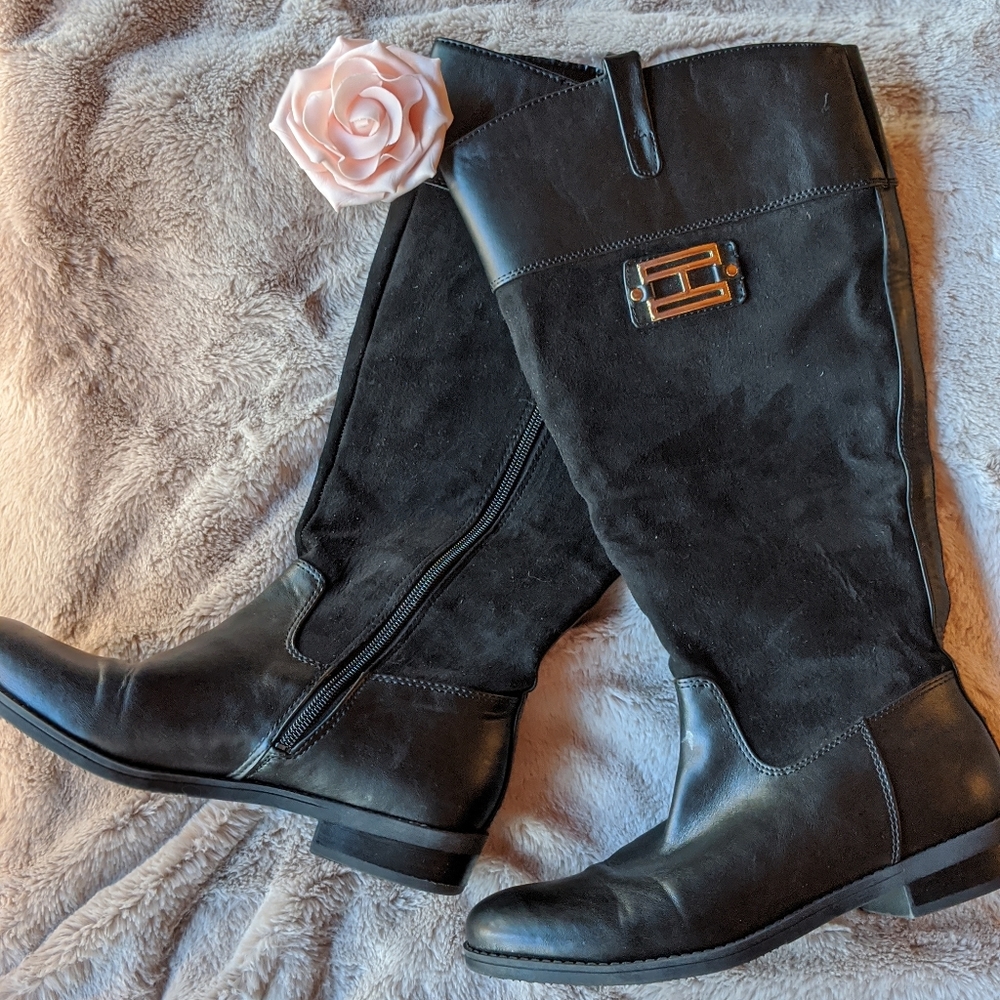 Tommy Hilfiger boots wide calf